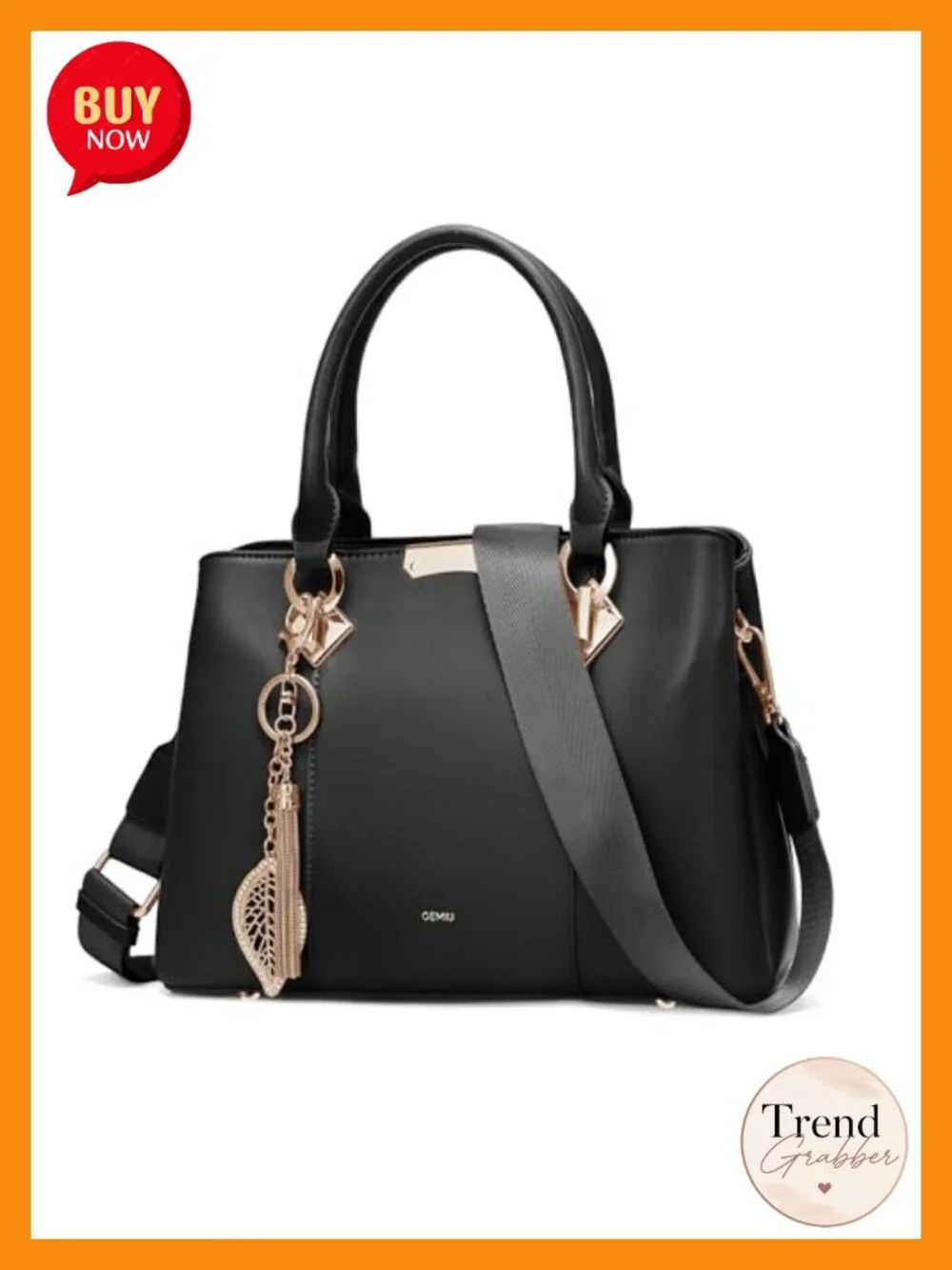 PU Leather Satchel Crossbody Bag Top Handle Shoulder Bag Medium Roomy Purse